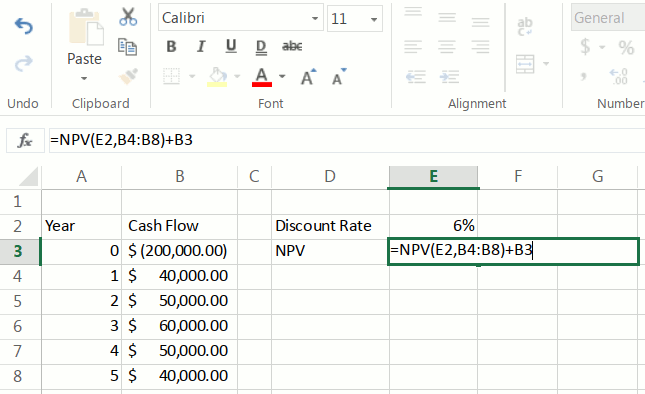 How To Calculate Npv Discount Rate In Excel Haiper